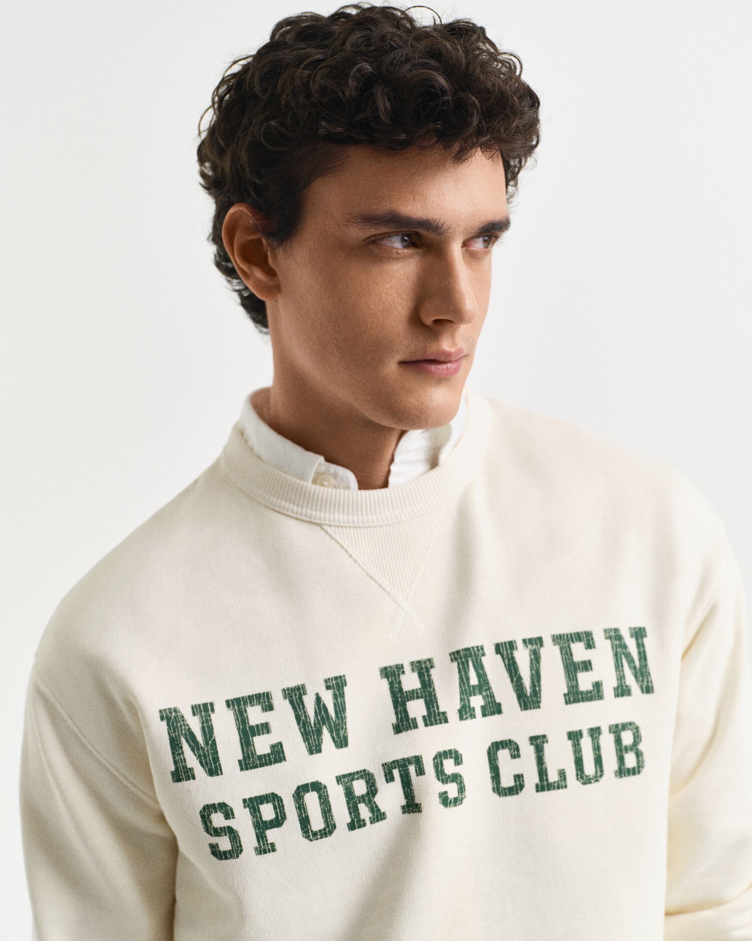 Sweatshirt com decote redondo Graphic