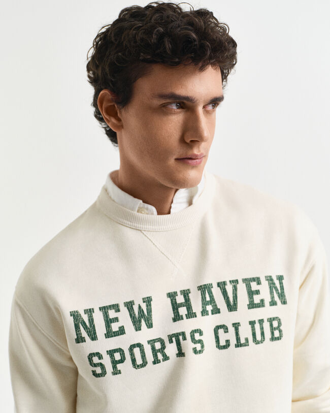 Sweatshirt com decote redondo Graphic