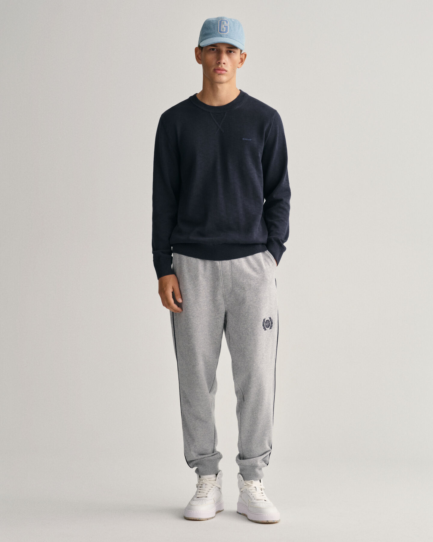 Pulover com decote redondo Cotton Flamme