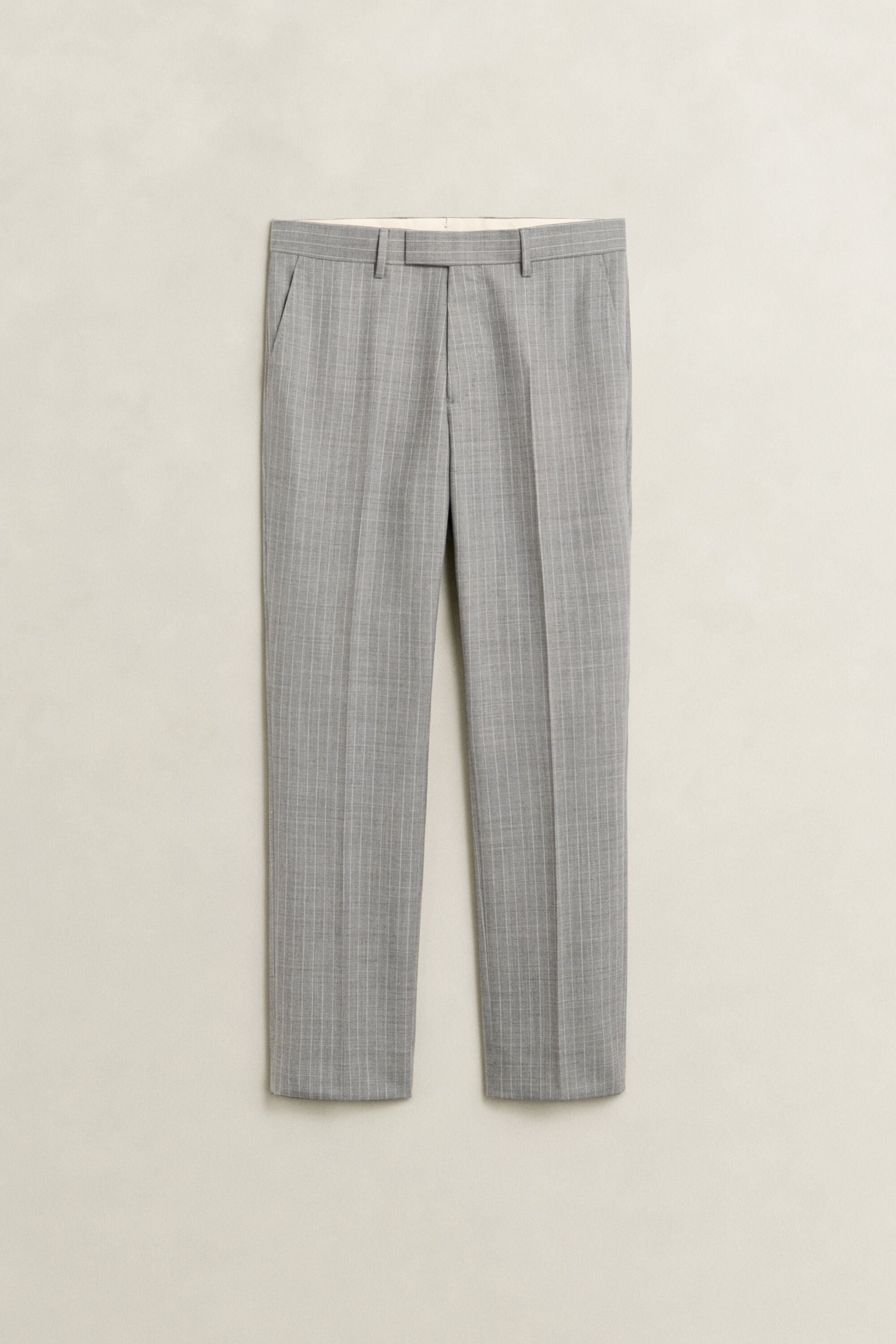 Calças de fato com padrão Pinstripe