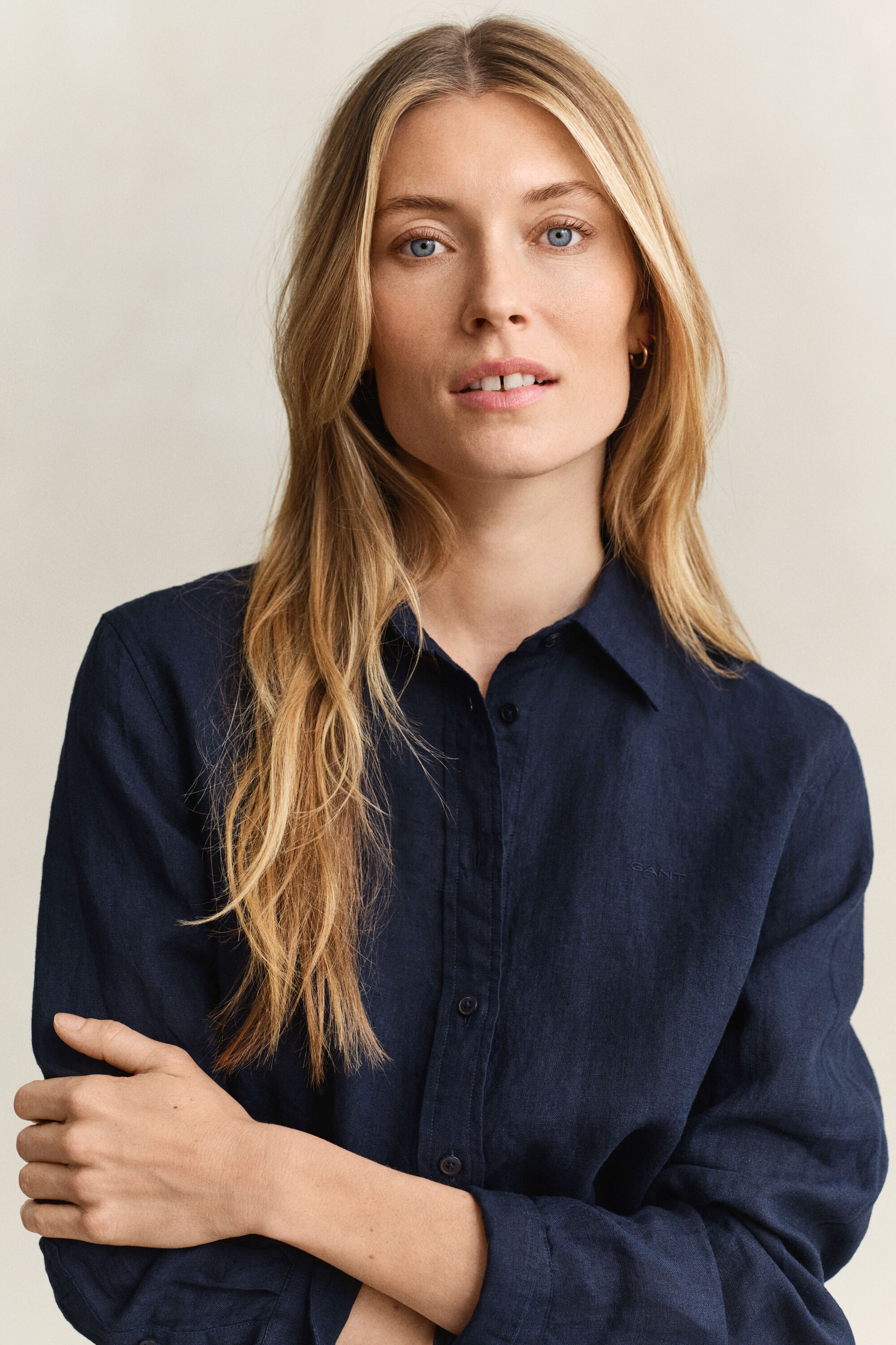 Camisa de linho regular fit