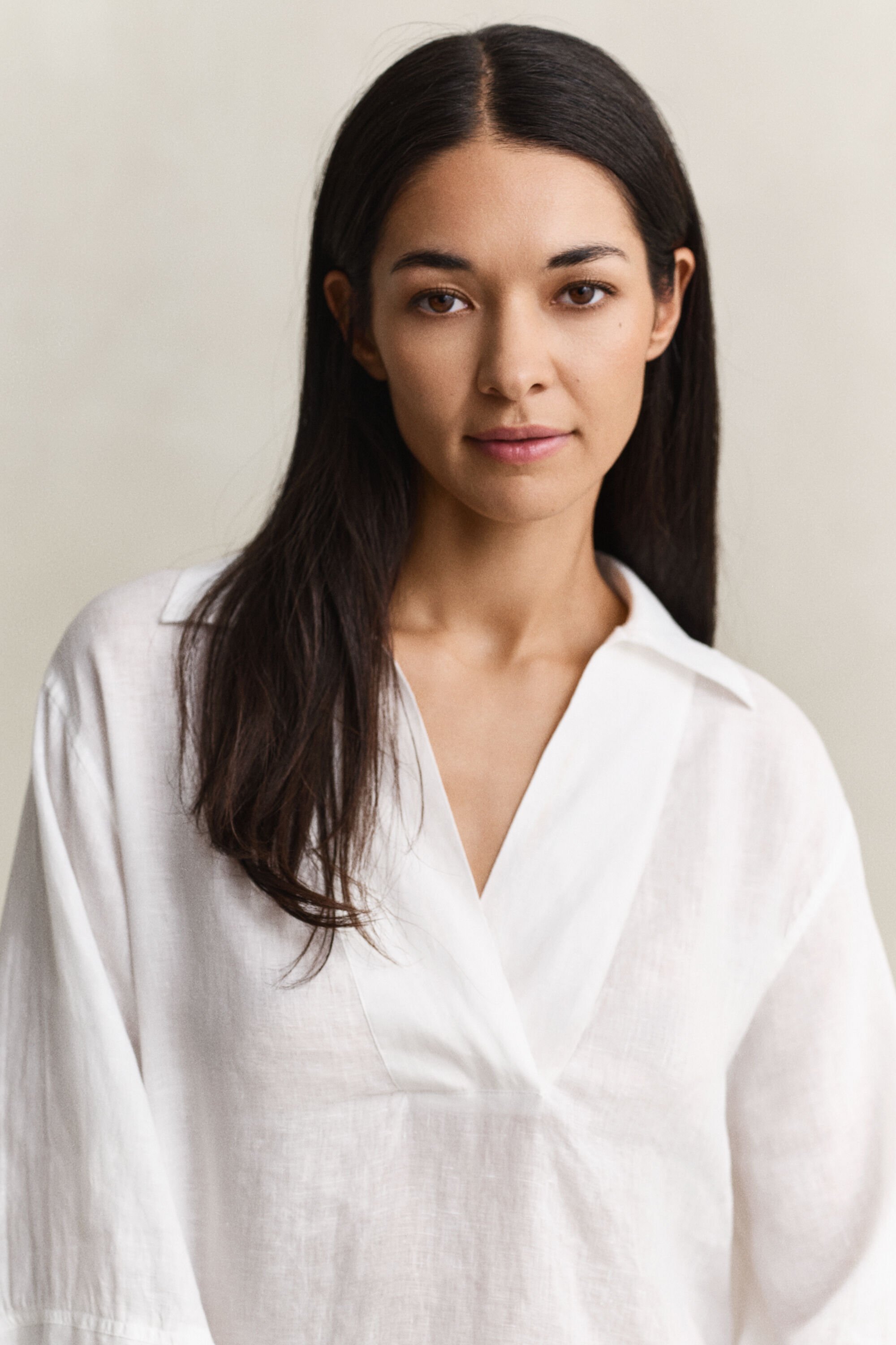 Vestido popover em linho