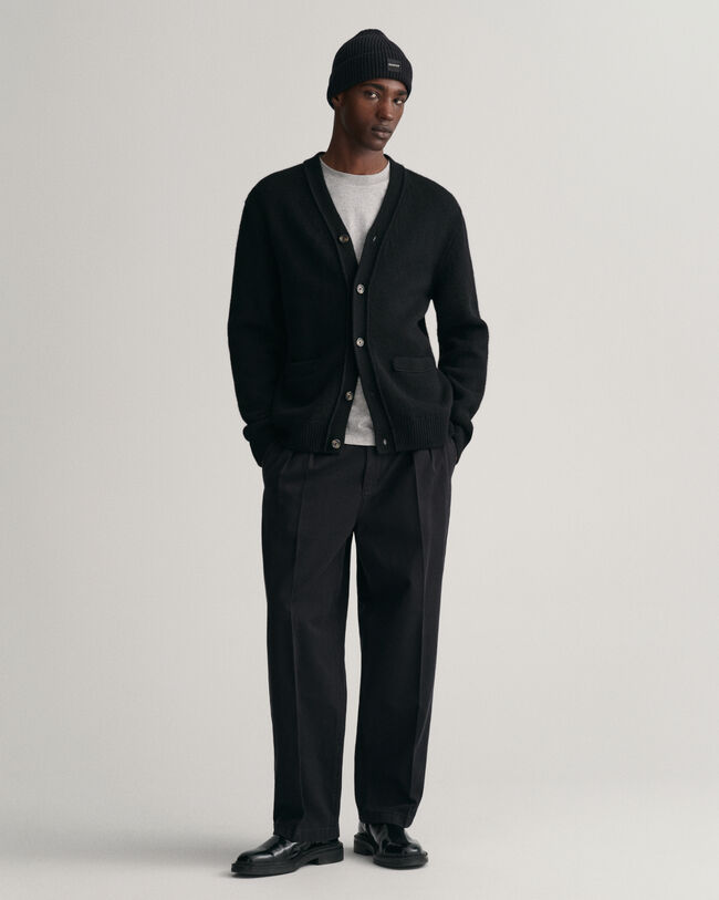 Casaco de malha em lã suave