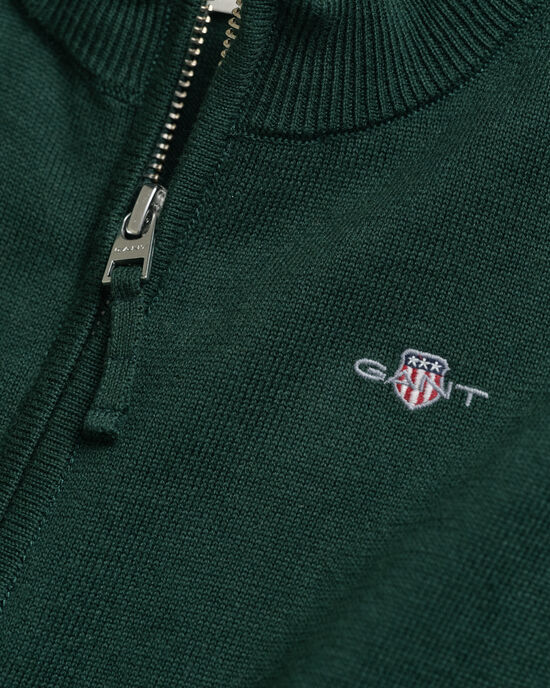 Casaco de malha de algodão com fecho de correr Shield Kids