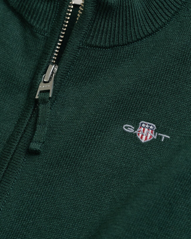 Casaco de malha de algodão com fecho de correr Shield Kids