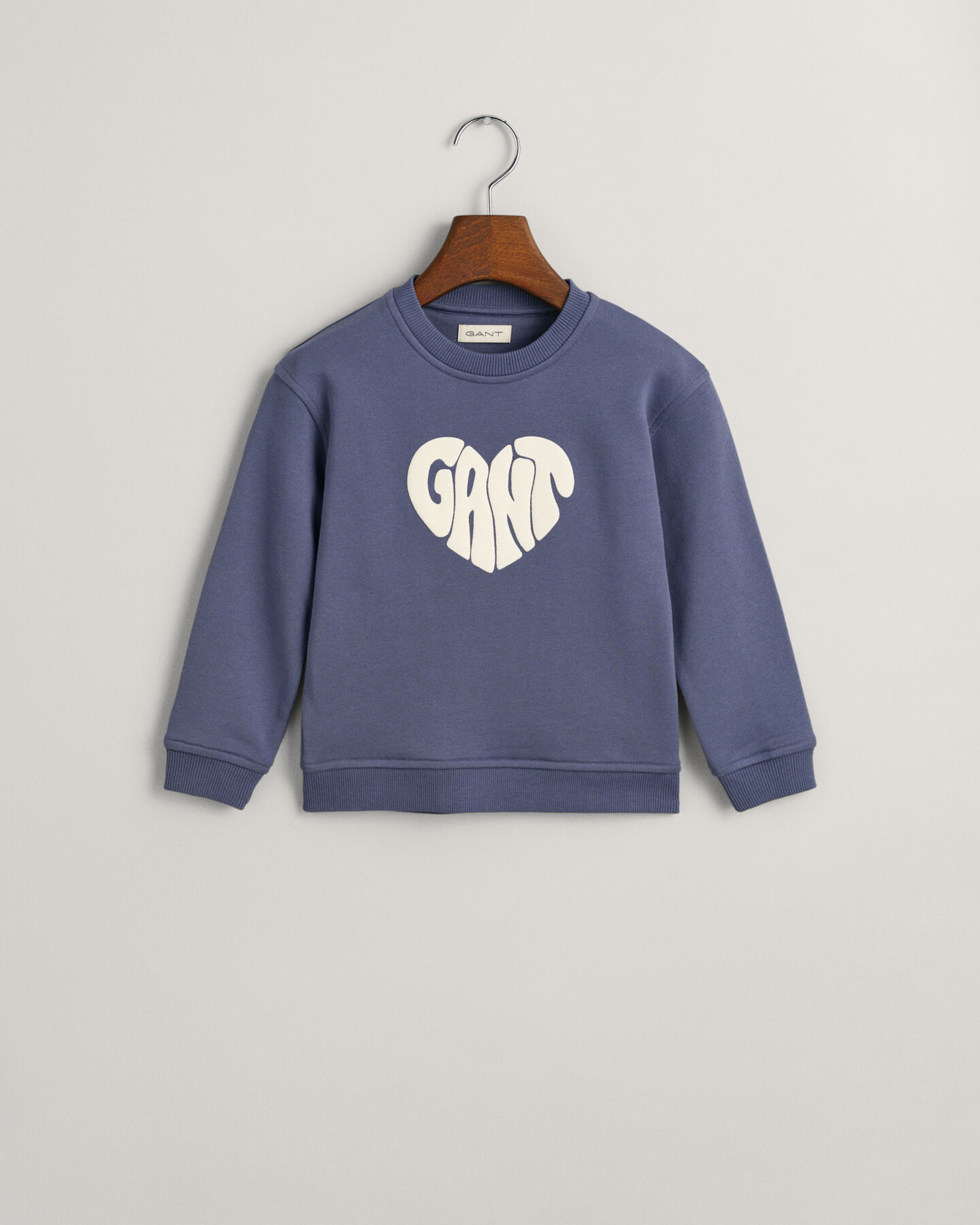 Sweatshirt com decote redondo Heart Graphic Girls