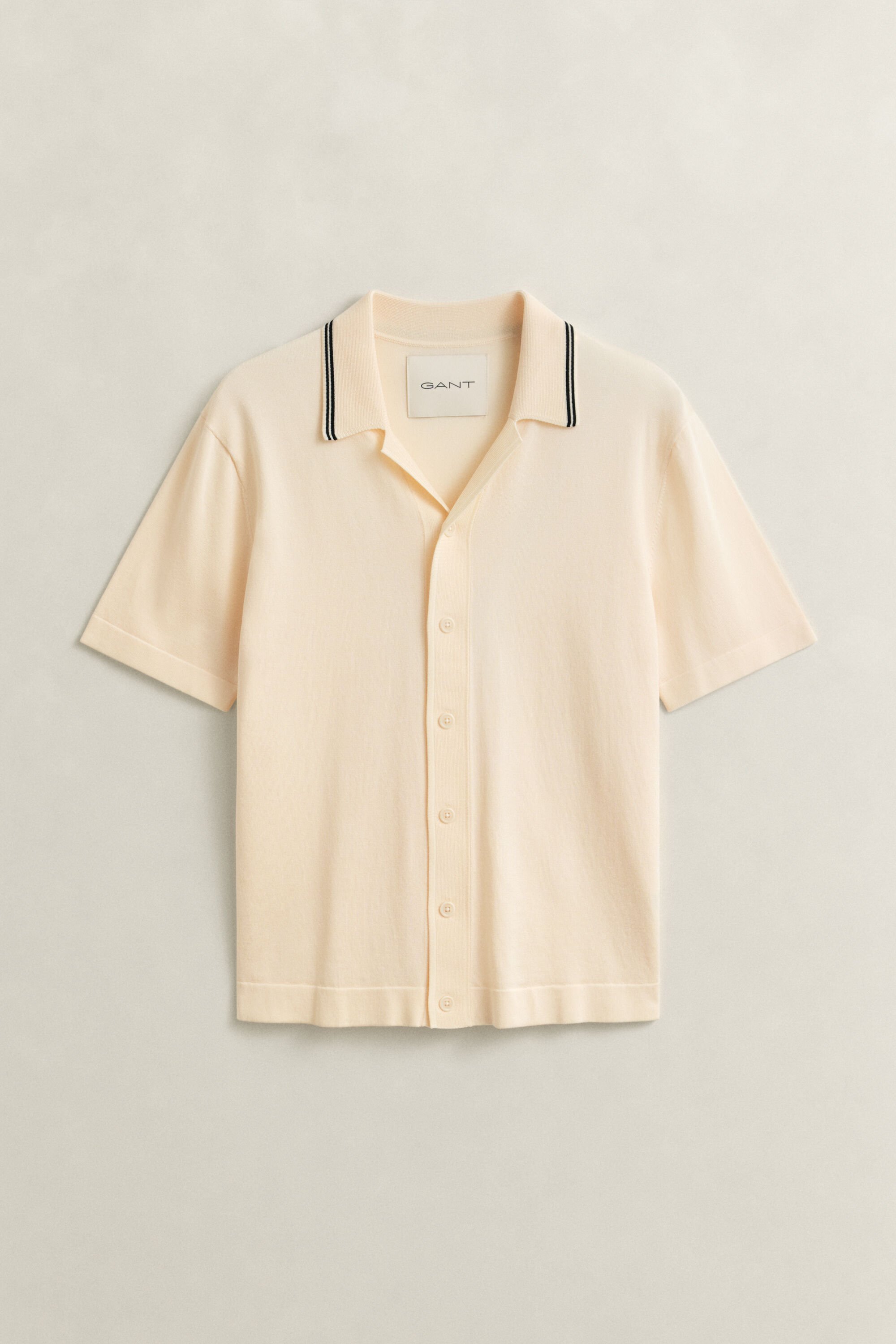 Camisola de malha tipo polo