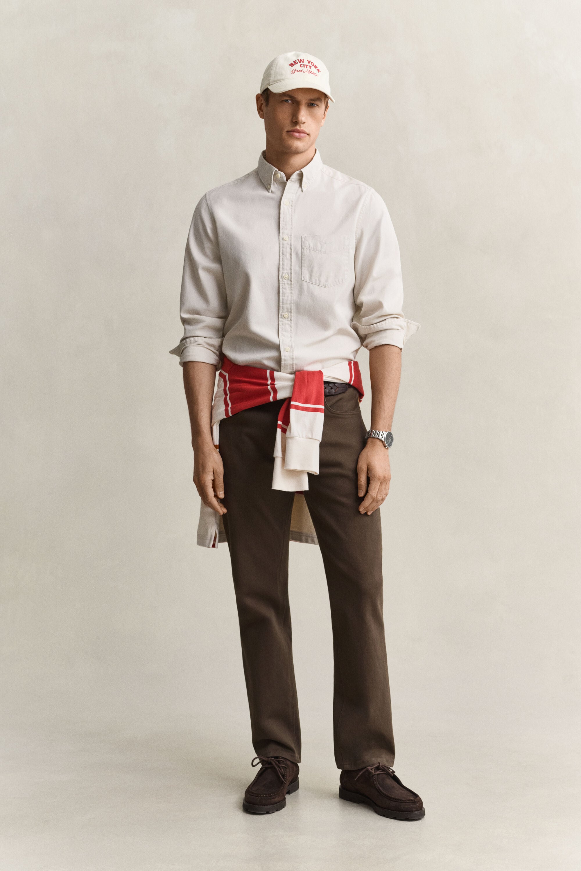 Camisa em sarja regular fit