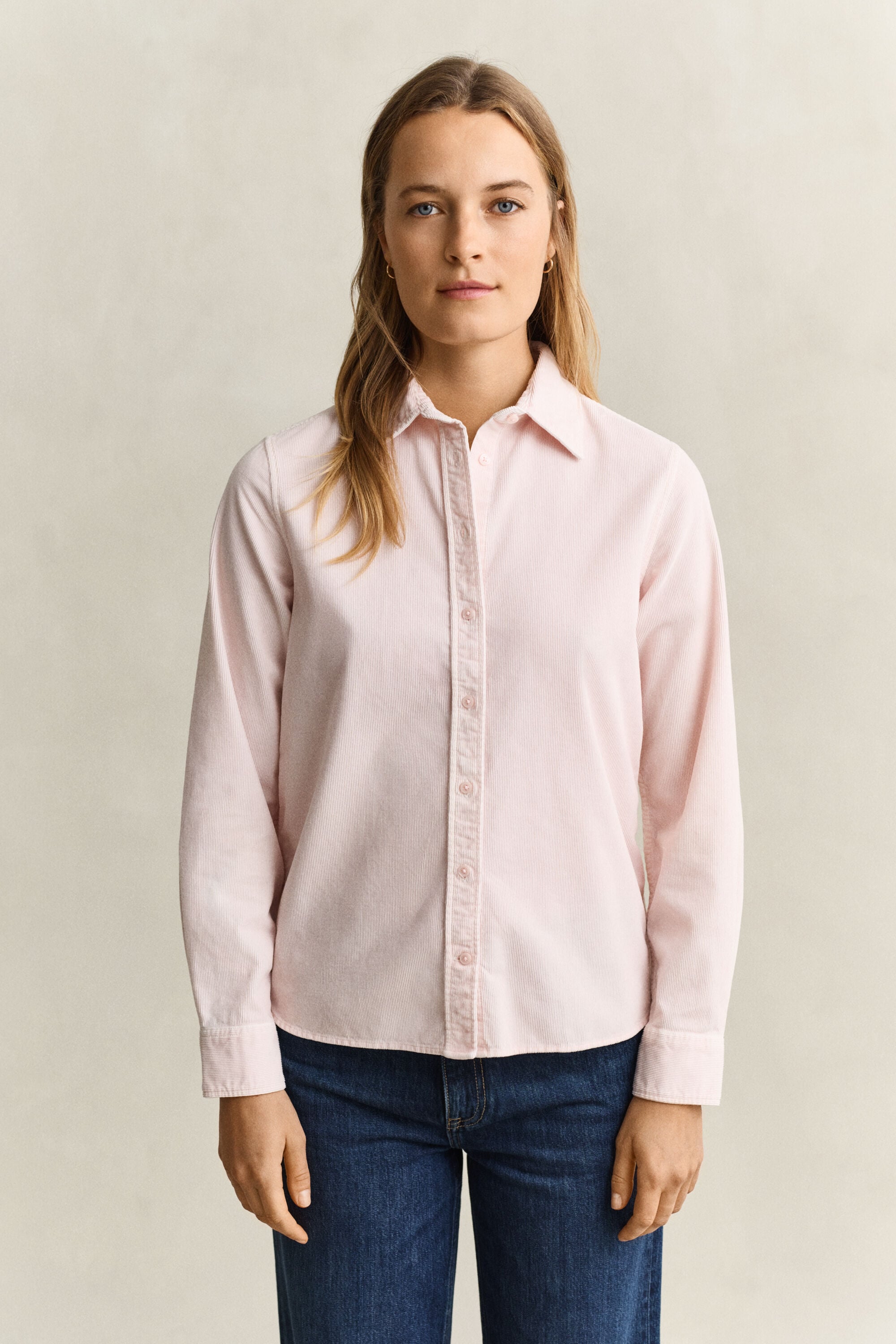 Camisa de bombazina regular fit