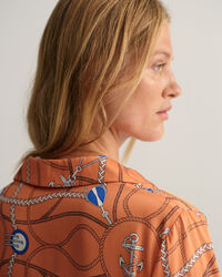 Vestido com estampado Sailing