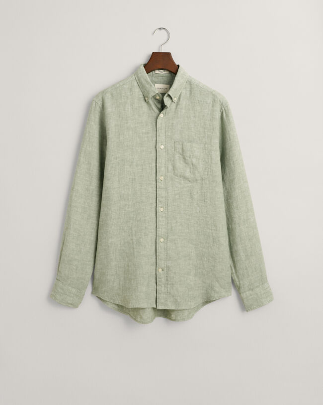 Camisa de linho regular fit