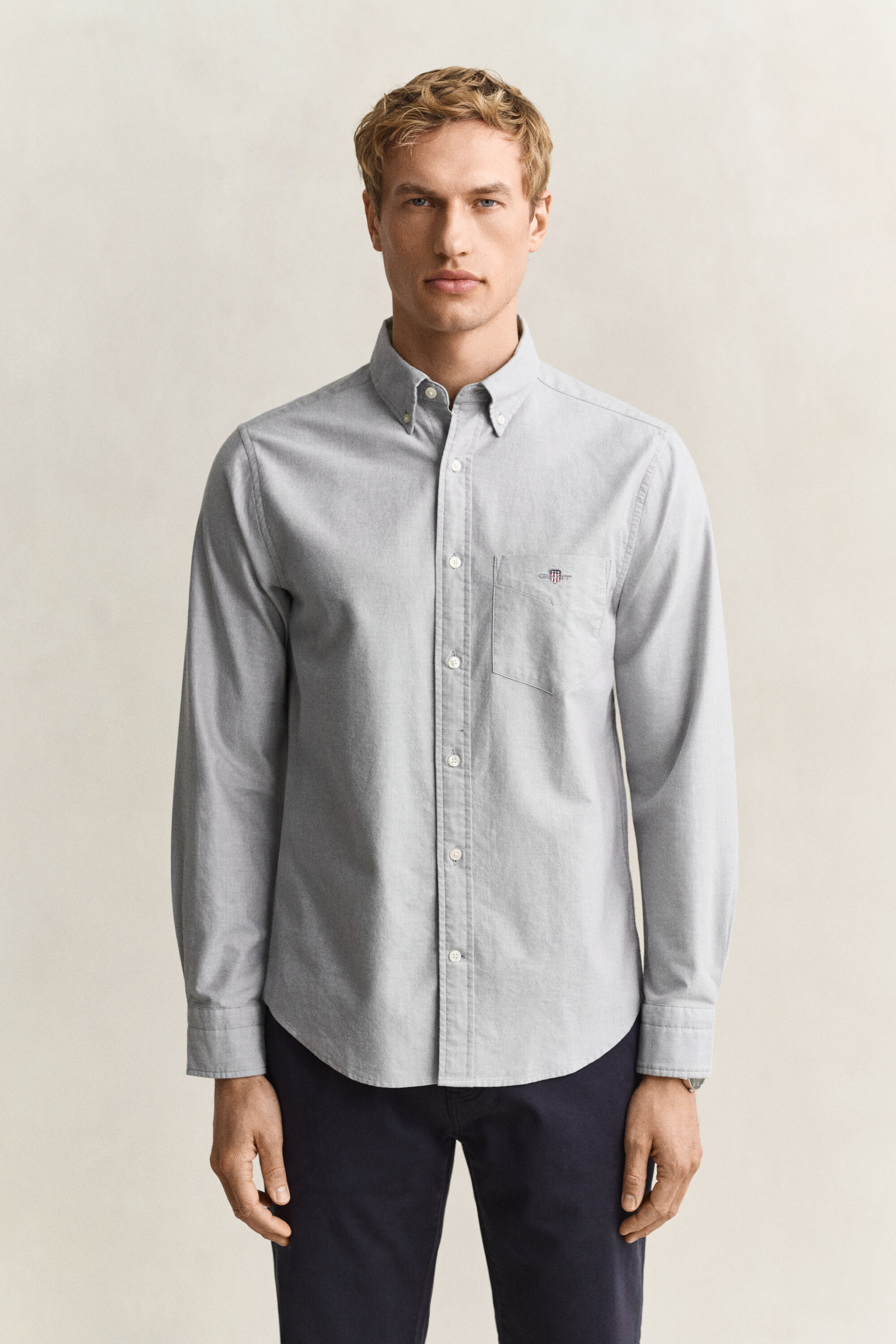 Camisa Oxford clássica regular fit