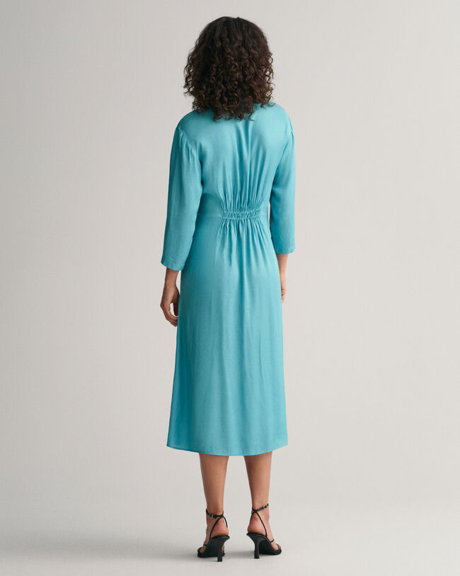 Vestido com franzidos