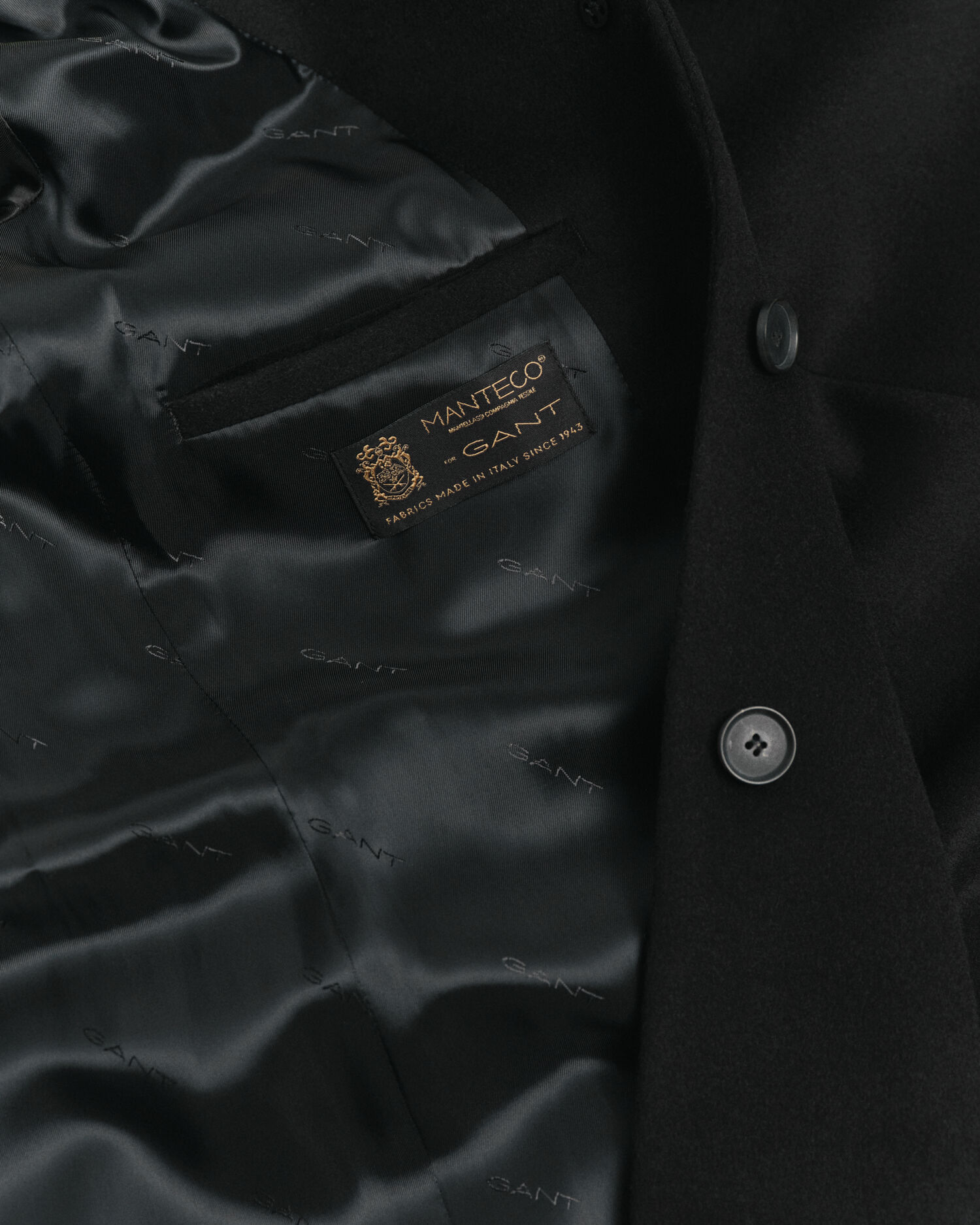 Sobretudo formal em mistura de lã Classic