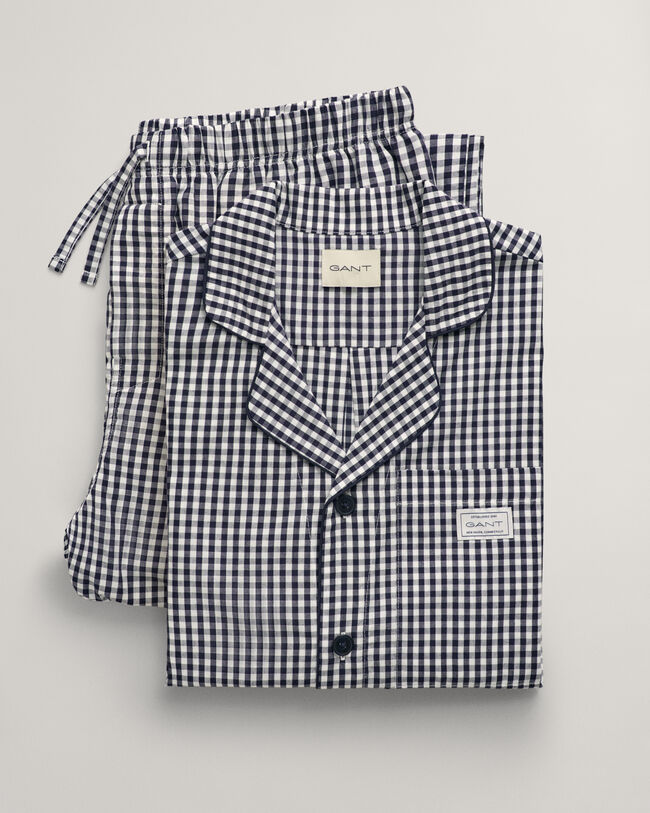 Gingham Checked Pajama Set