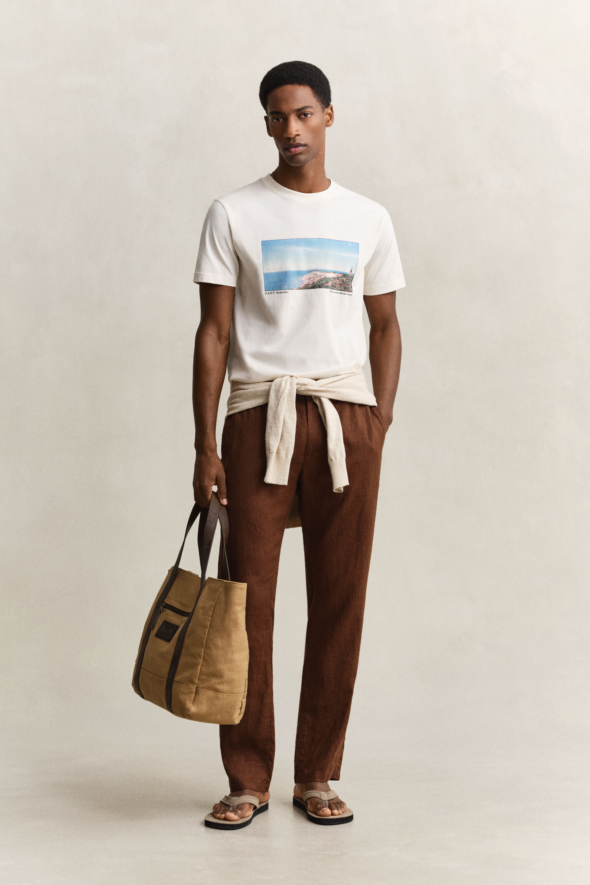 T-shirt com grafismo Scenery