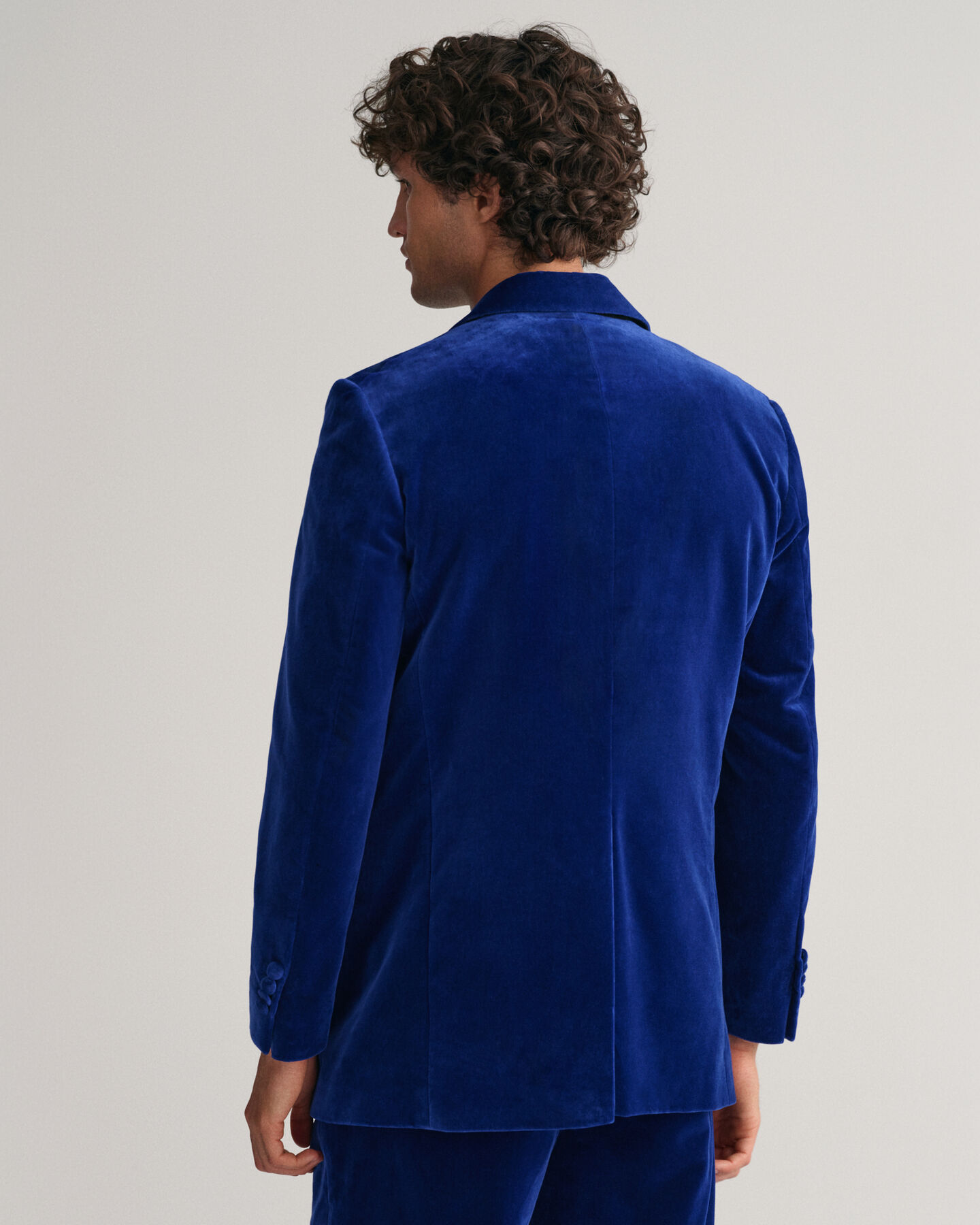 Blazer de fato em veludo