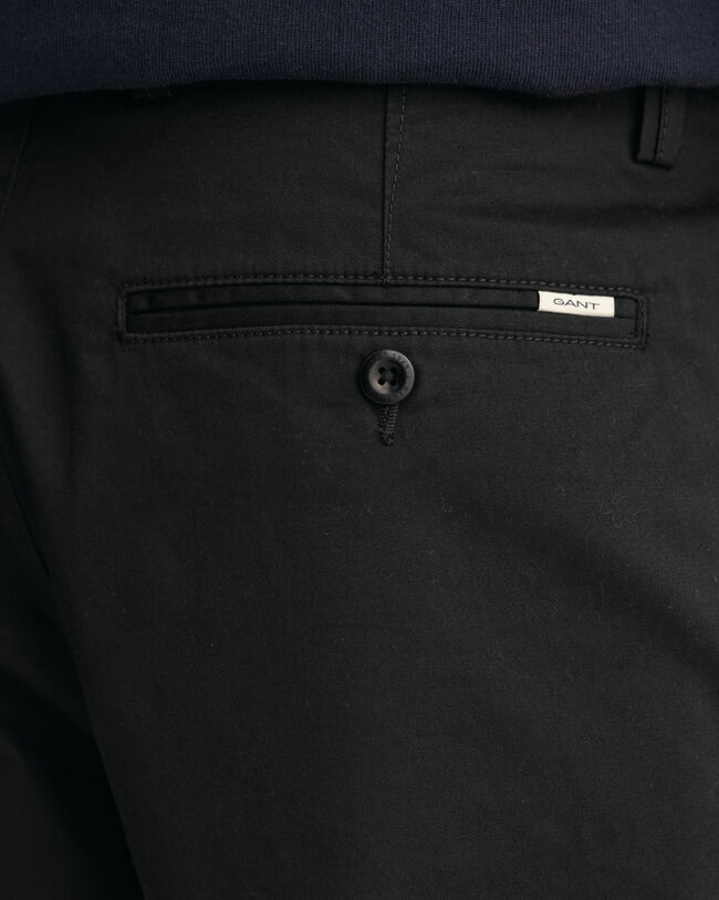 Calções em sarja relaxed fit