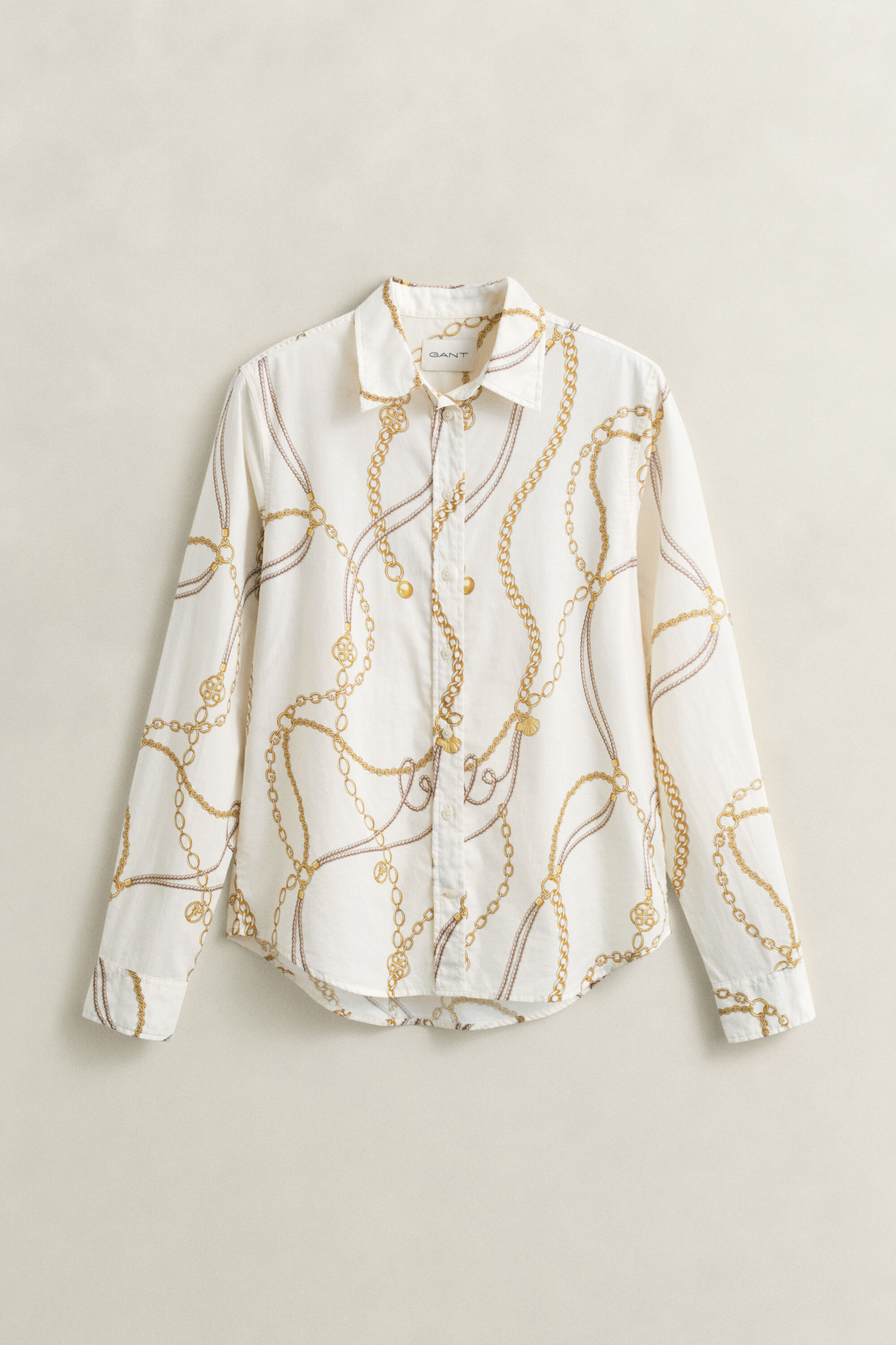 Camisa em voile de algodão