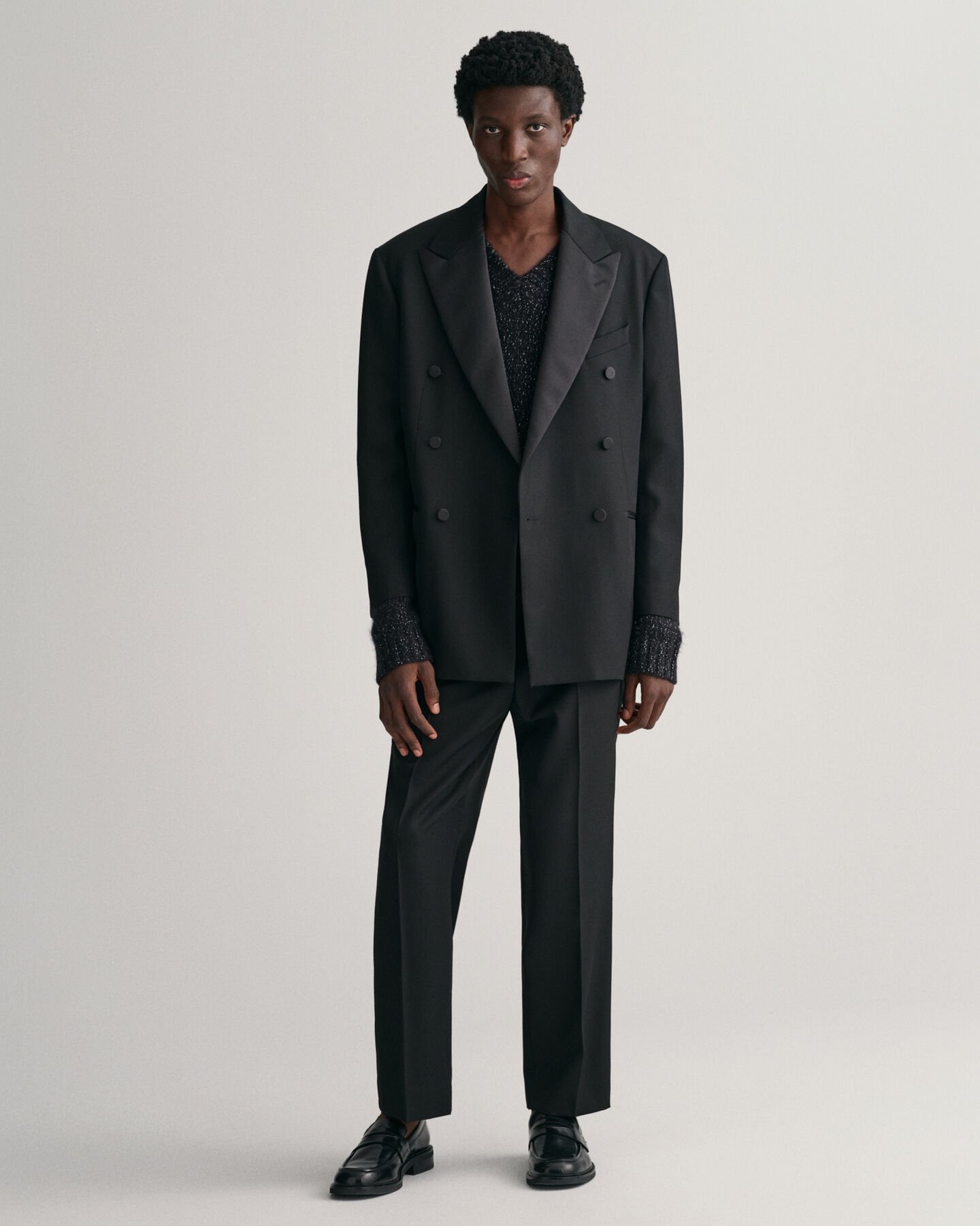 Blazer de trespasse de fato Tuxedo