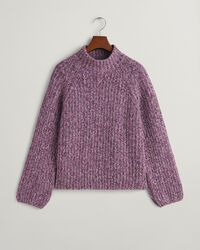 Pulover com gola estilo mao multicolor