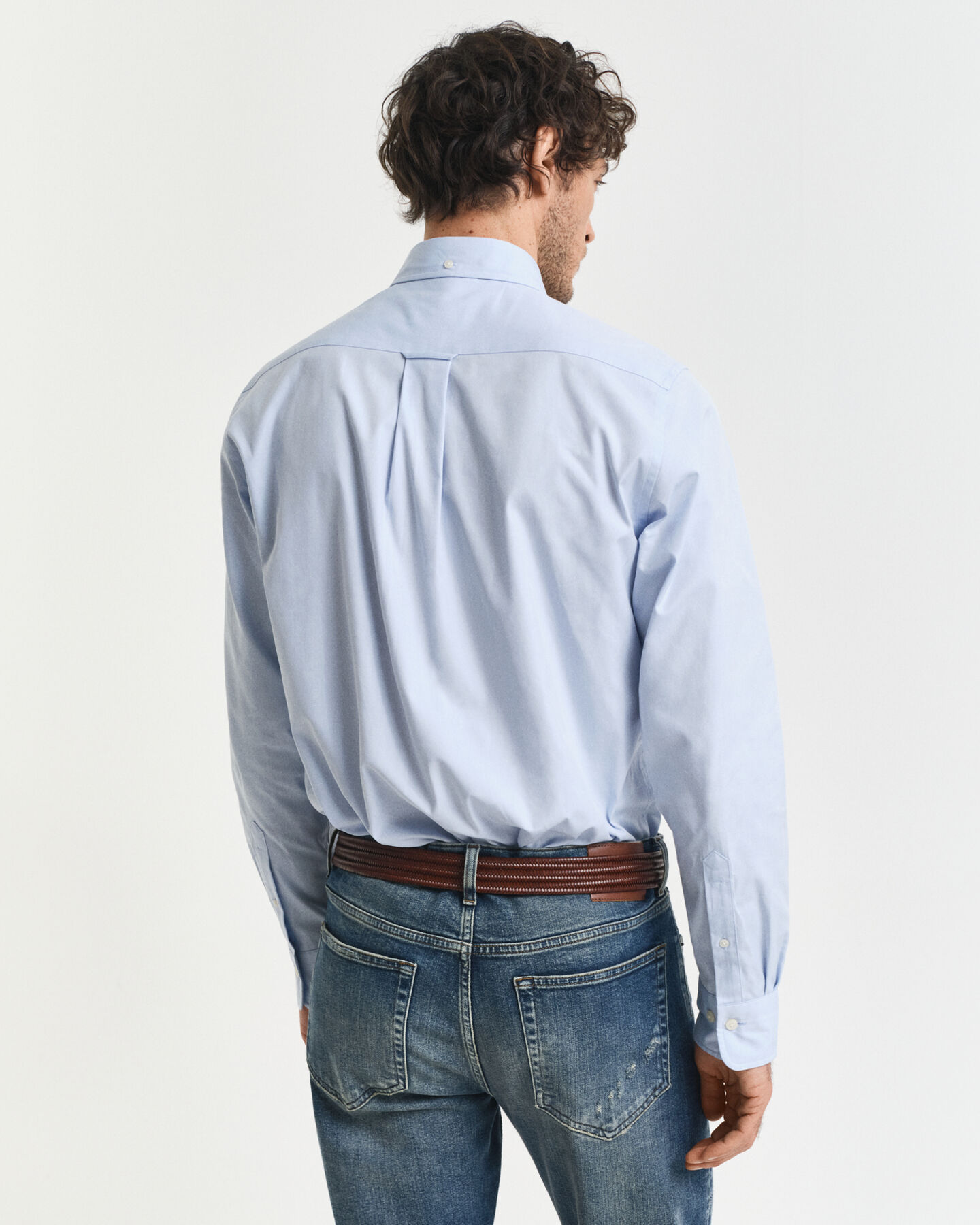 Camisa Oxford pinpoint regular fit
