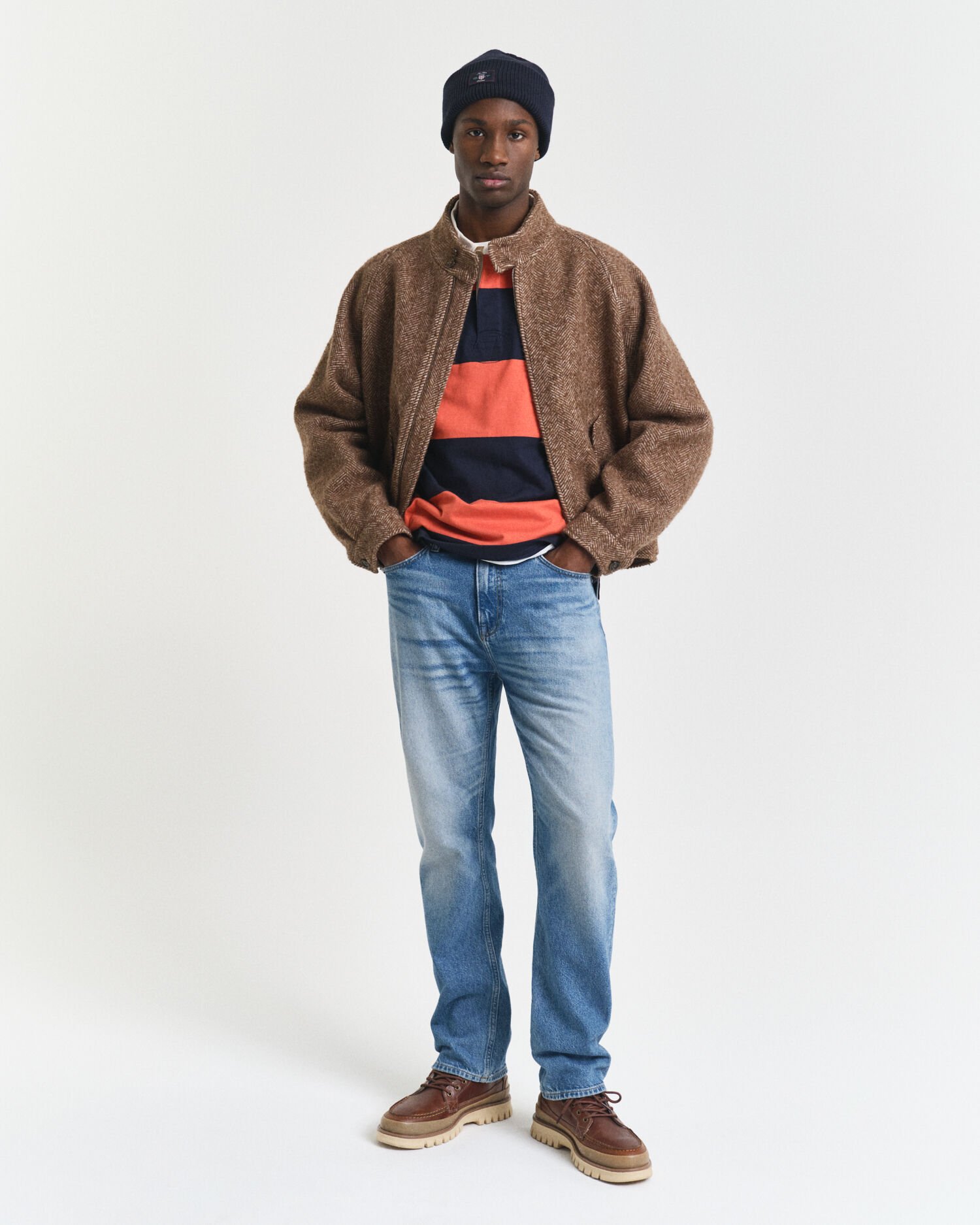 Heavy Rugger às riscas em bloco