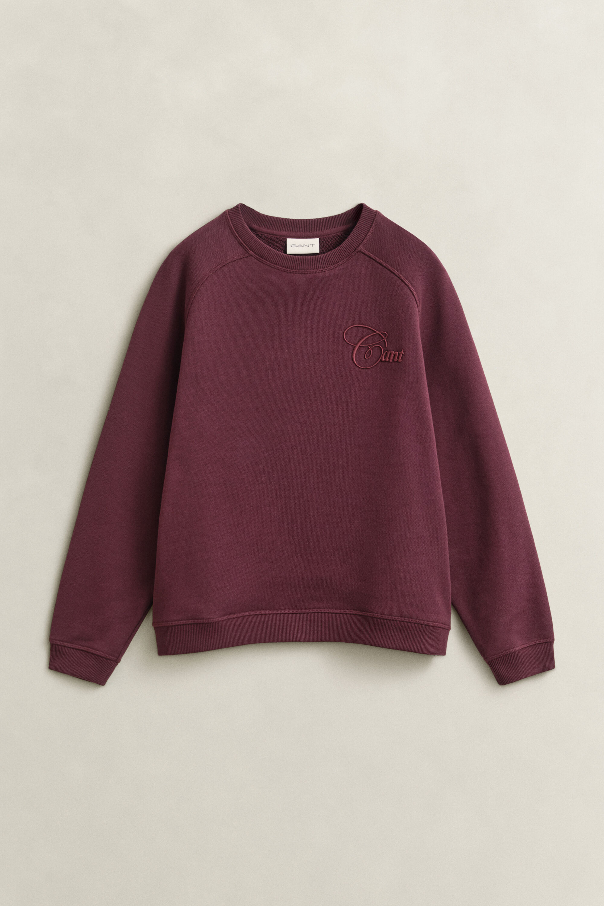 Sweatshirt com grafismo no mesmo tom