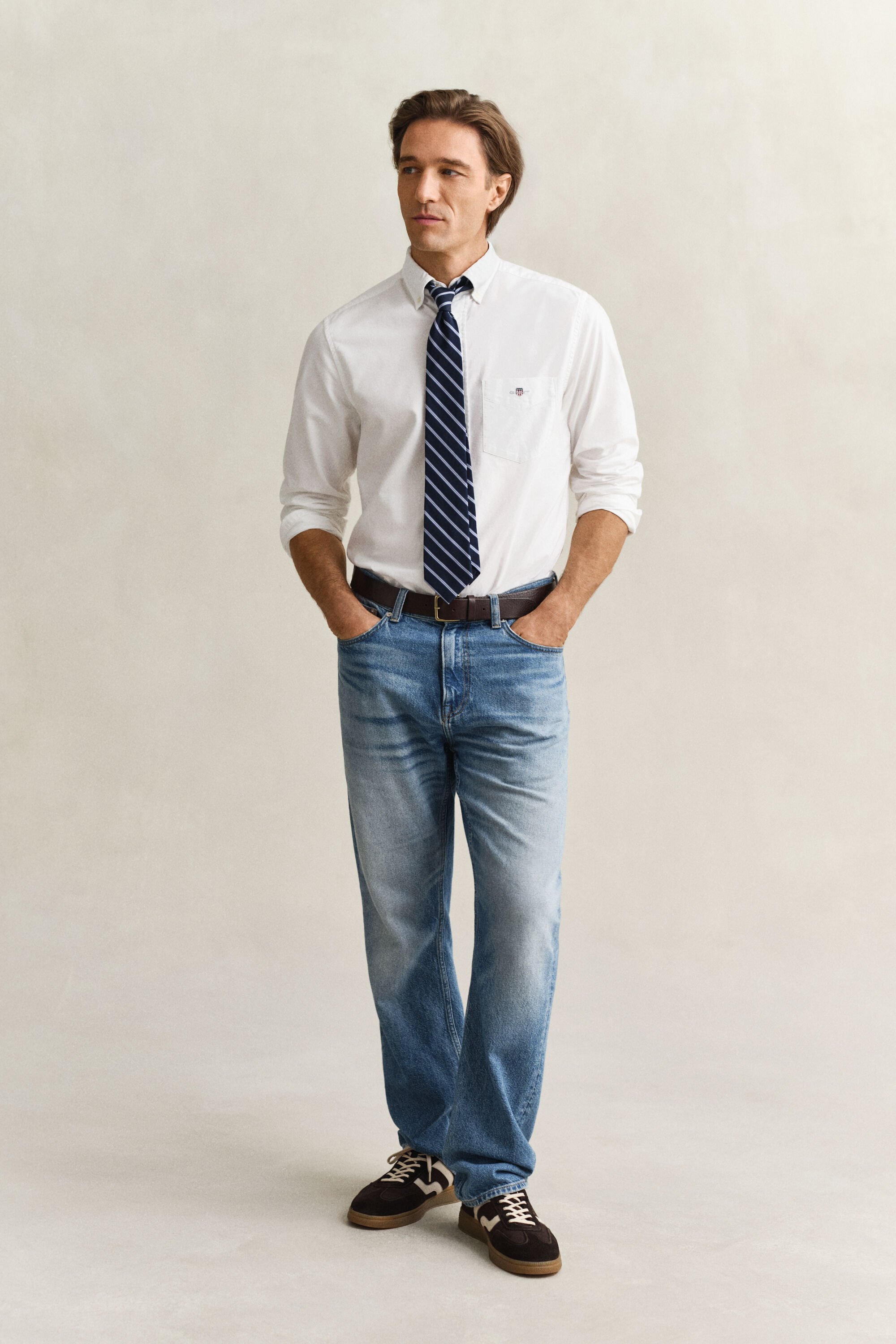 Camisa Oxford clássica regular fit