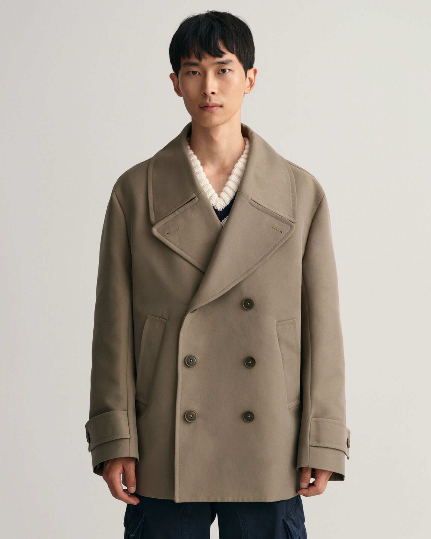 Casaco de marinheiro descontraído