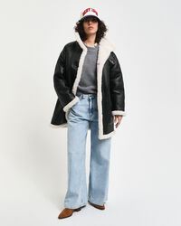 Sobretudo em lã de carneiro