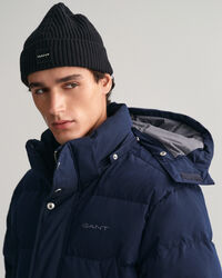 Blusão de penas comprido Alta