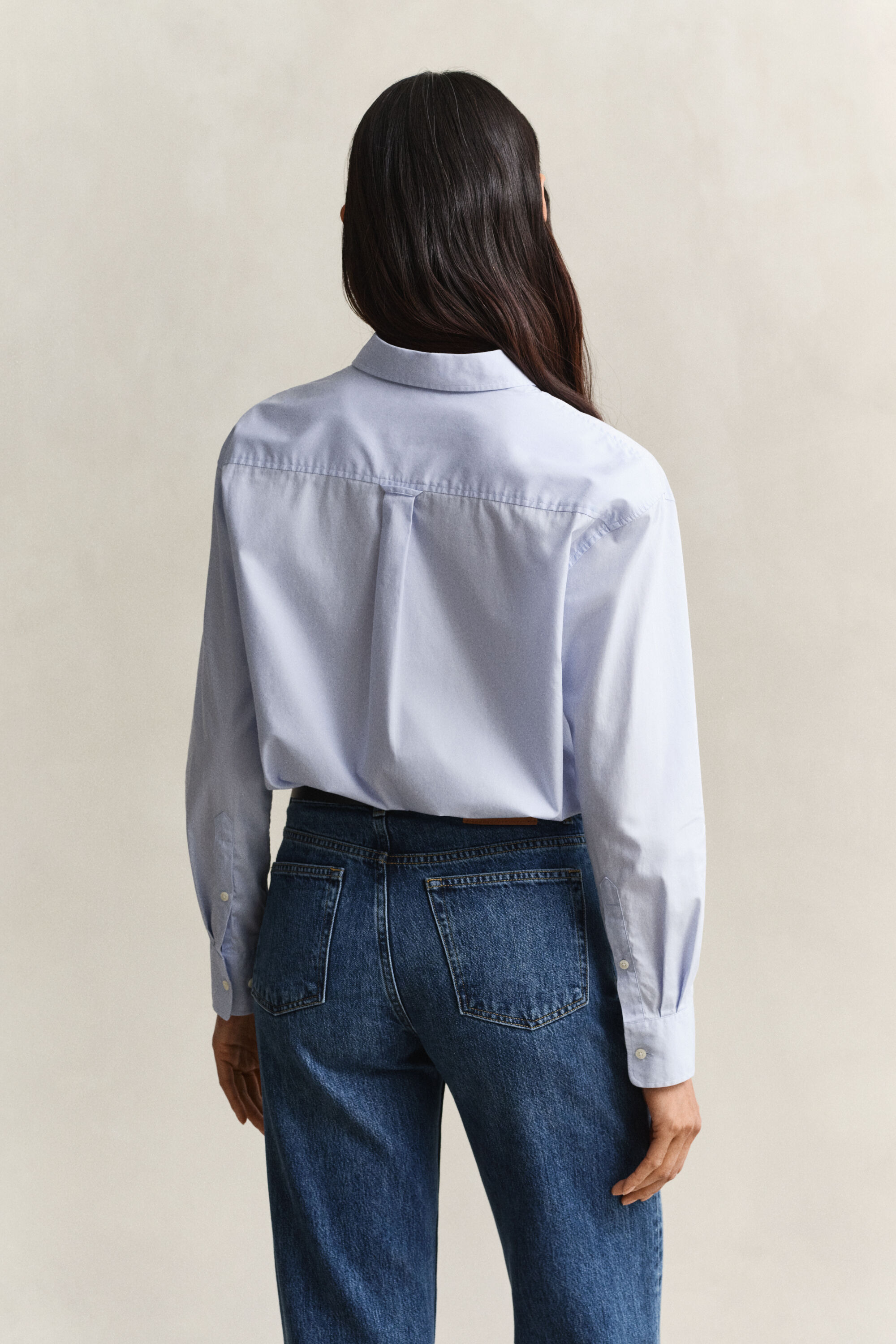 Camisa em popelina Classic relaxed fit