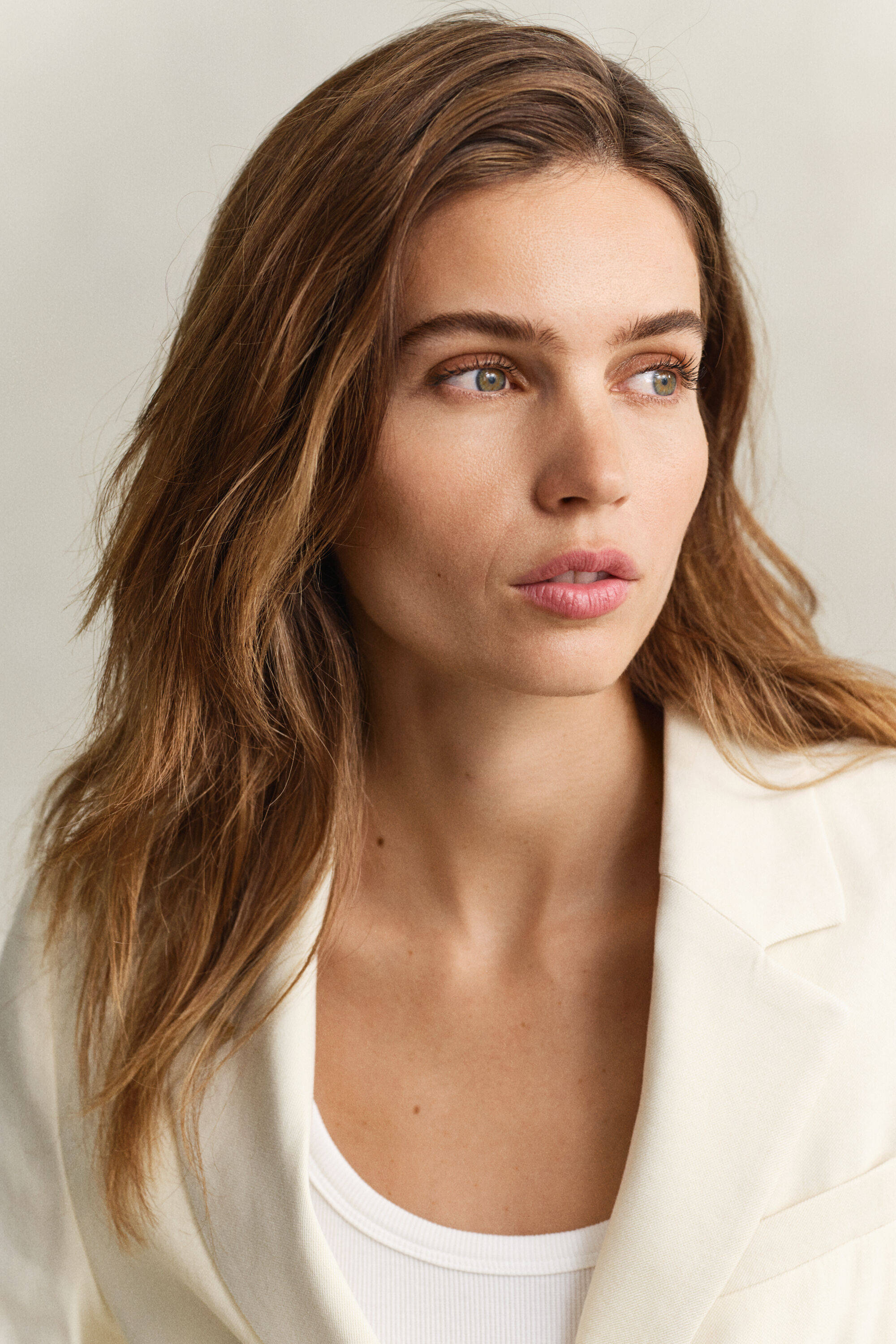 Blazer em linho com elastano