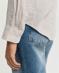 Camisa de linho regular fit