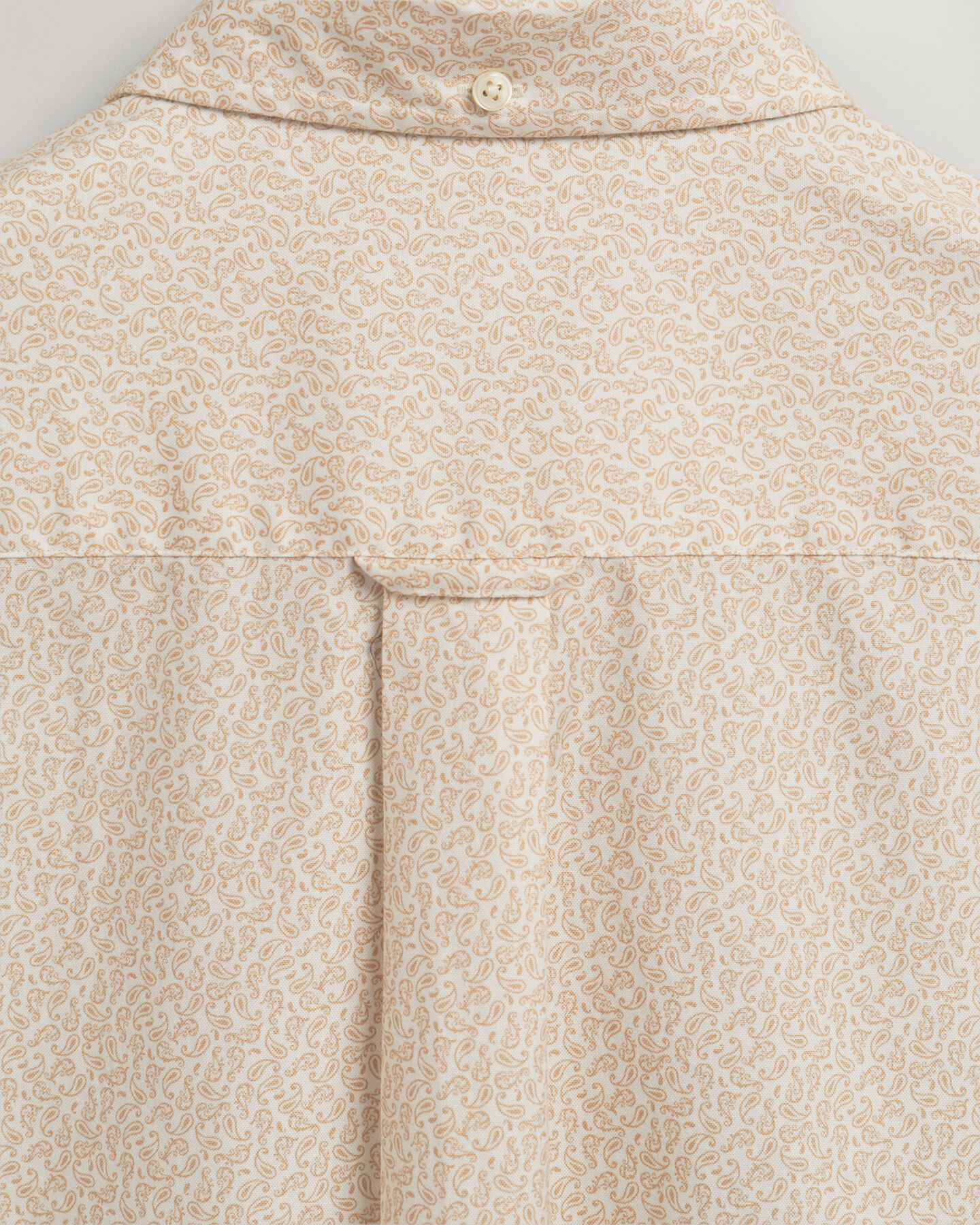 Camisa Oxford com padr&atilde;o paisley pequeno regular fit