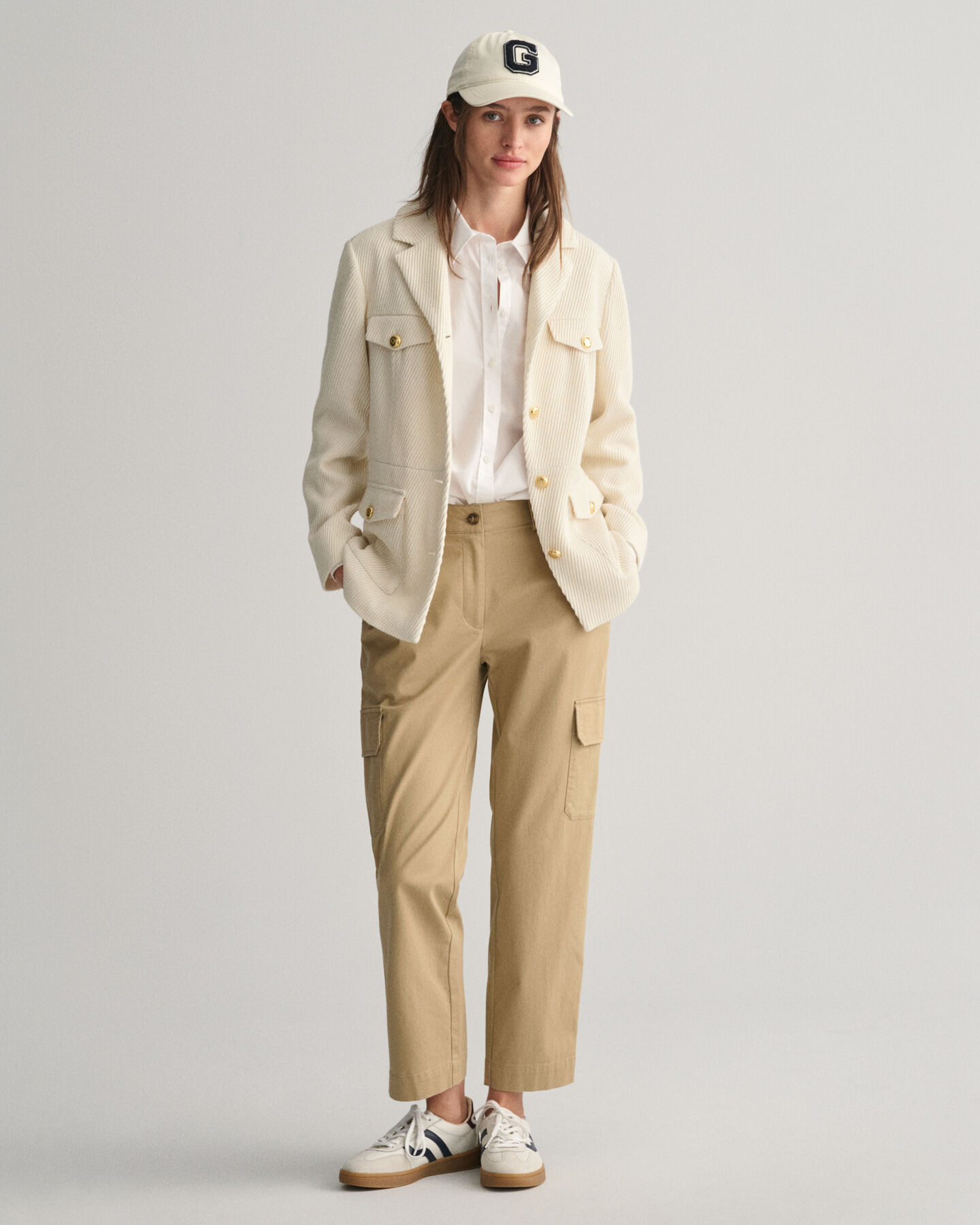 Casaco tipo blazer texturizado slim fit