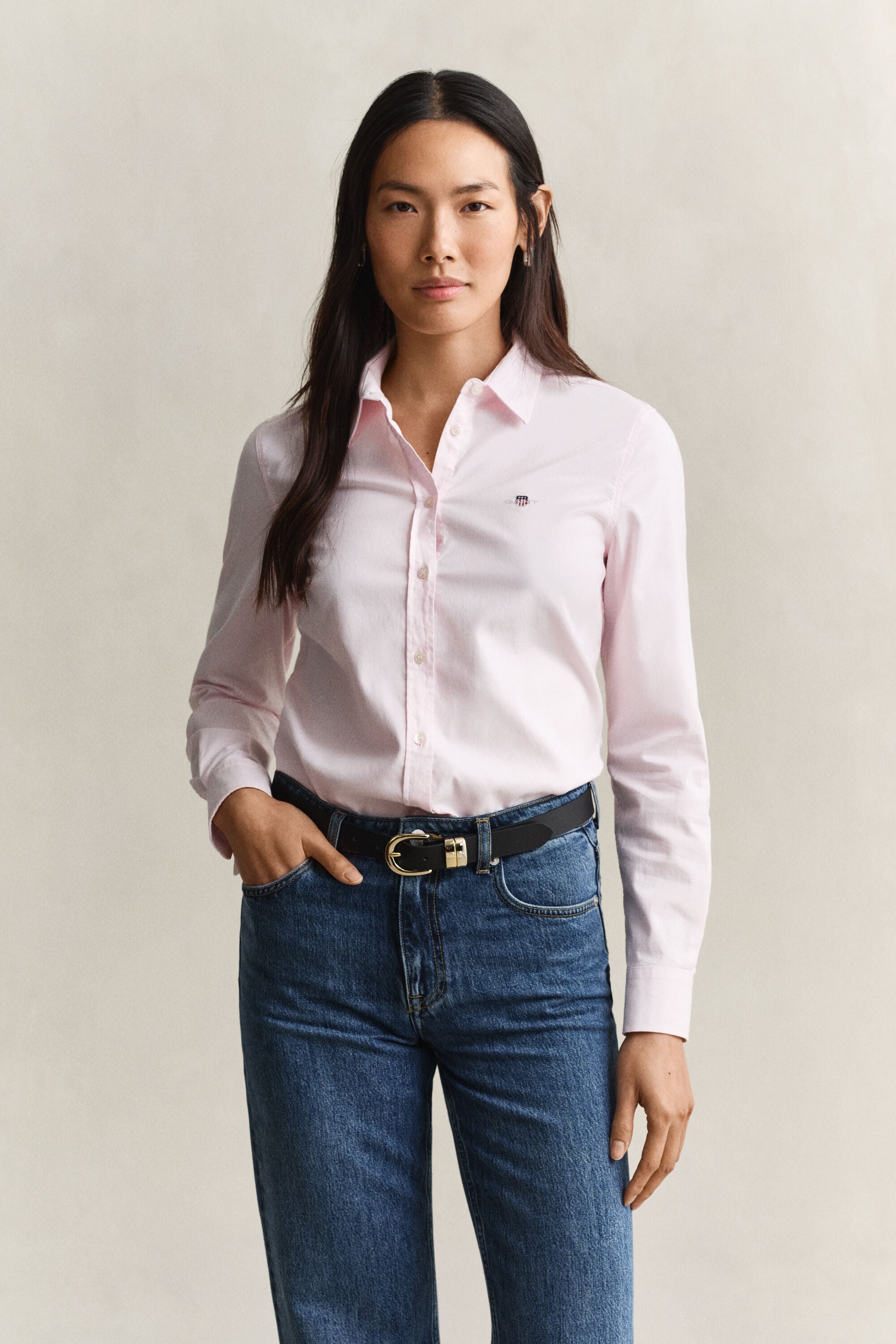 Camisa Oxford com elastano Classic slim fit