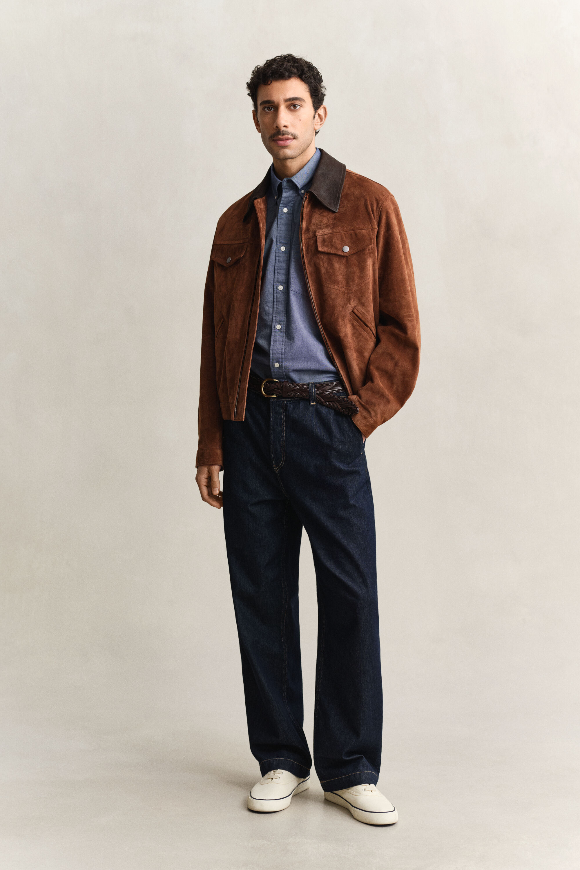 Camisa de manga curta Oxford Classic