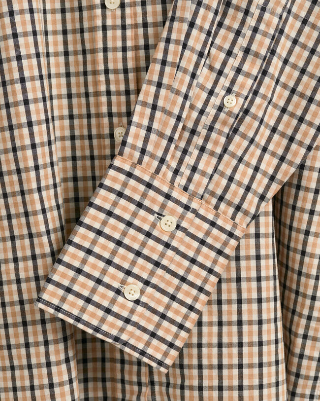 Camisa em padr&atilde;o xadrez oversized