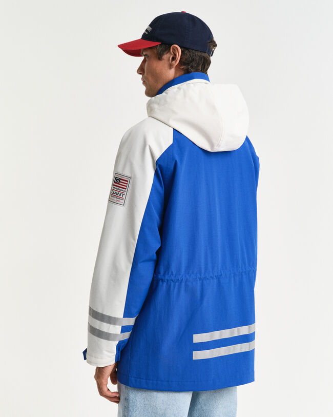 Casaco de marinheiro com comprimento médio