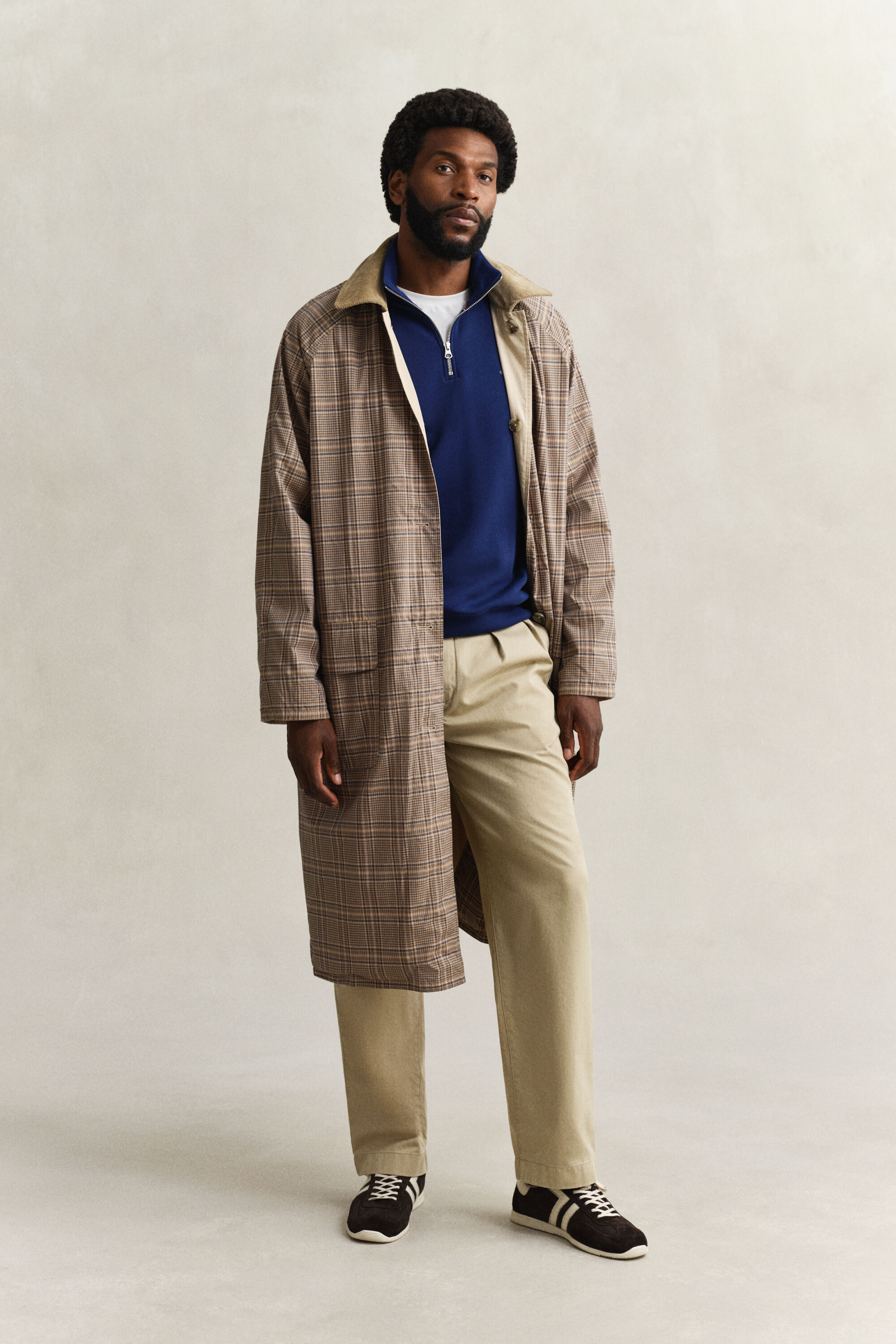 Sweatshirt com meio fecho Shield