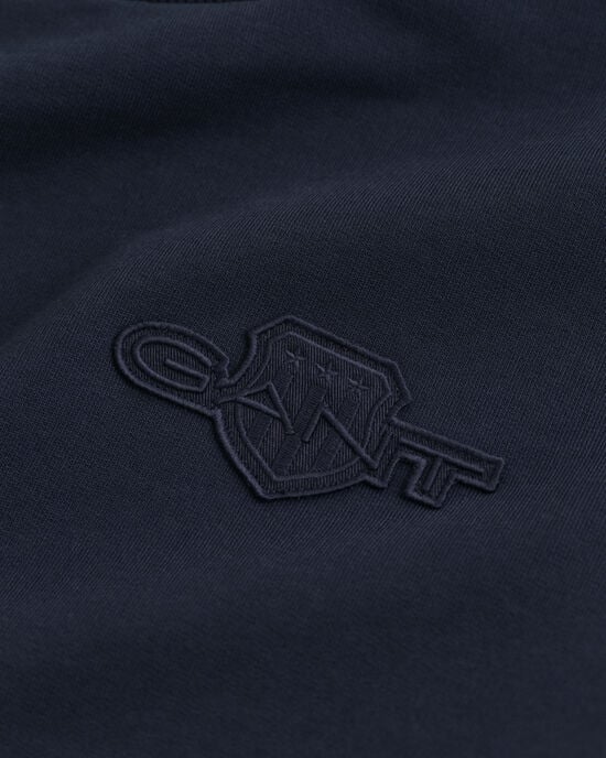 Sweatshirt com decote redondo Tonal Shield