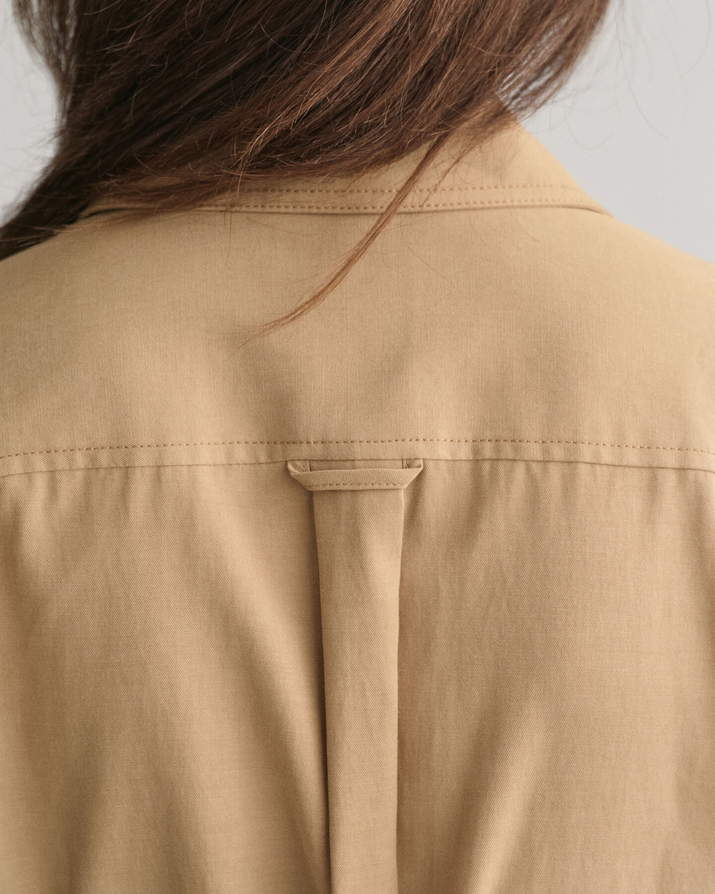 Vestido-camisa de manga curta Utility