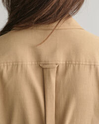 Vestido-camisa de manga curta Utility