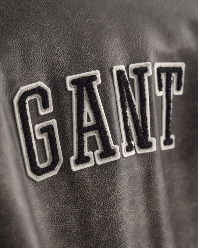 GANT Varsity Jacket em pele