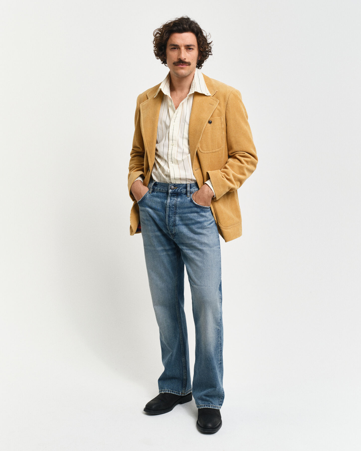 Blazer de bombazina regular fit