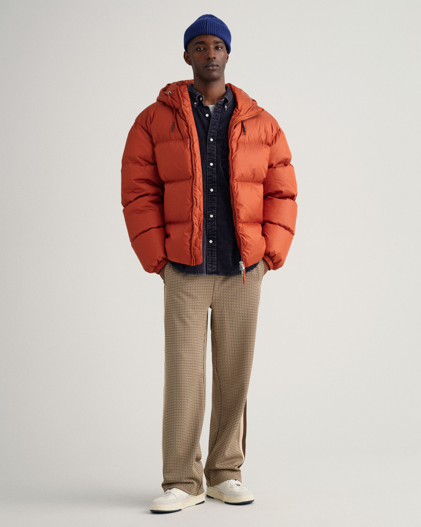 Blusão brilhante Puffer