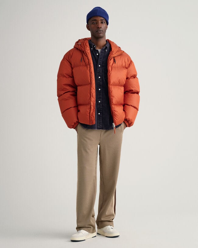 Blusão brilhante Puffer