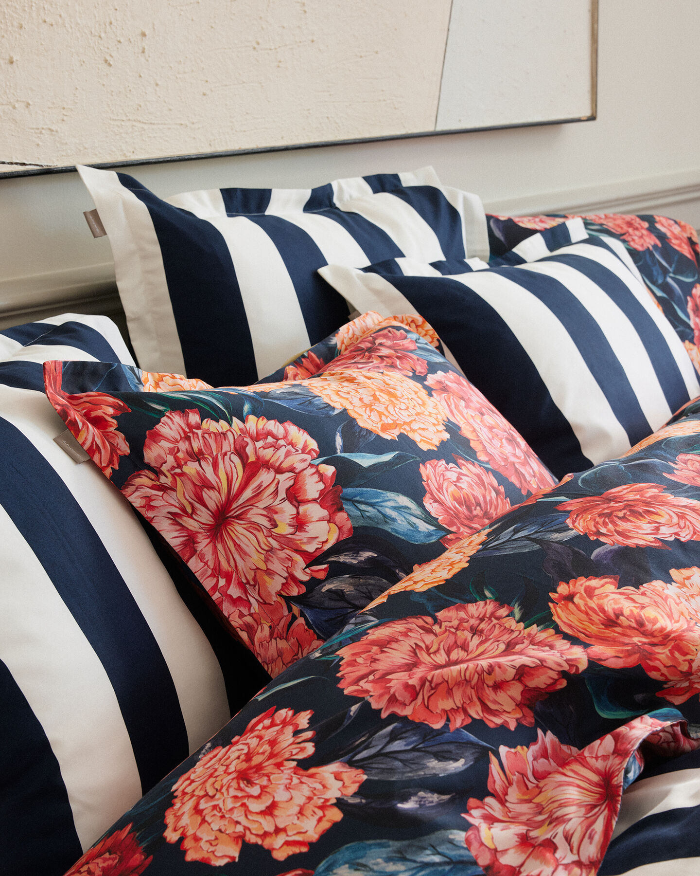 Edredão individual com estampado Peony